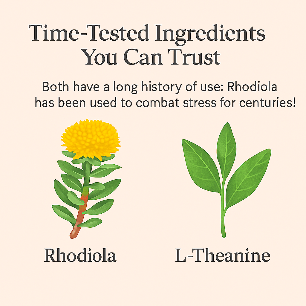 Daily Rhodiola + L-Theanine De-Stress Gummies